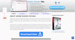 Desktop Screenshot of adobereadermac.com