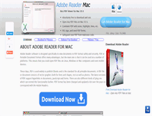 Tablet Screenshot of adobereadermac.com